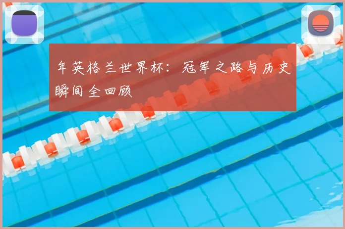 年英格兰世界杯:冠军之路与历史瞬间全回顾